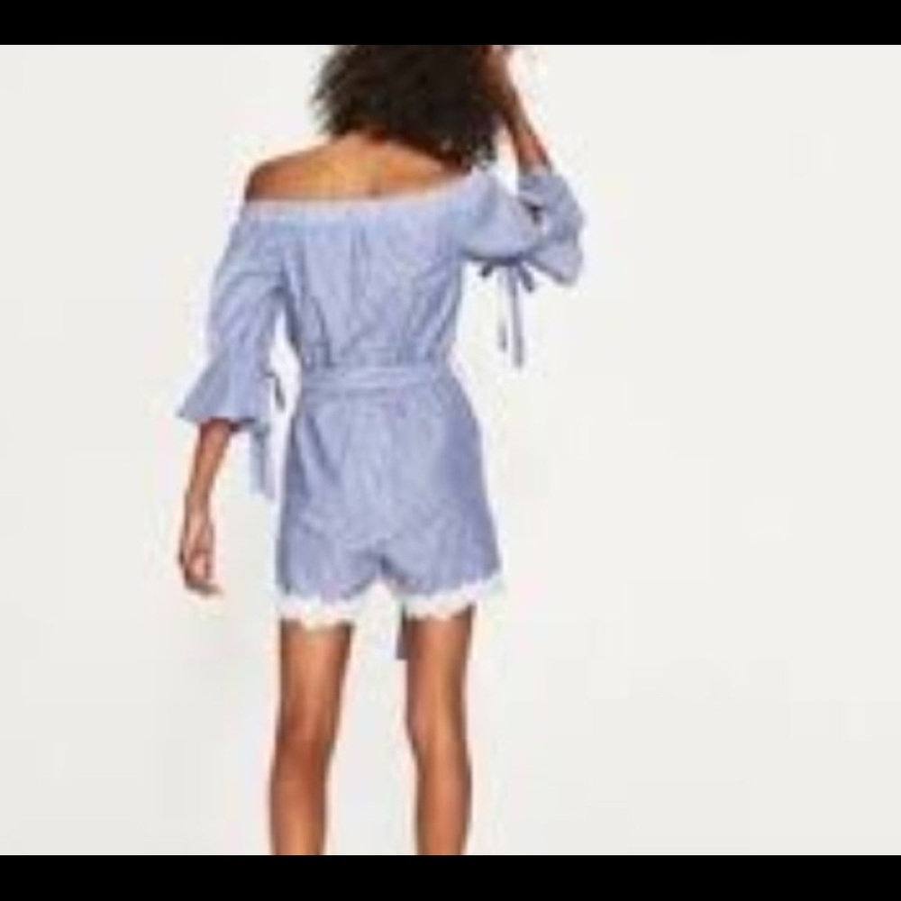🆕LISTING ZARA OFF SHOULDER ROMPER EC - Picture 2 of 7